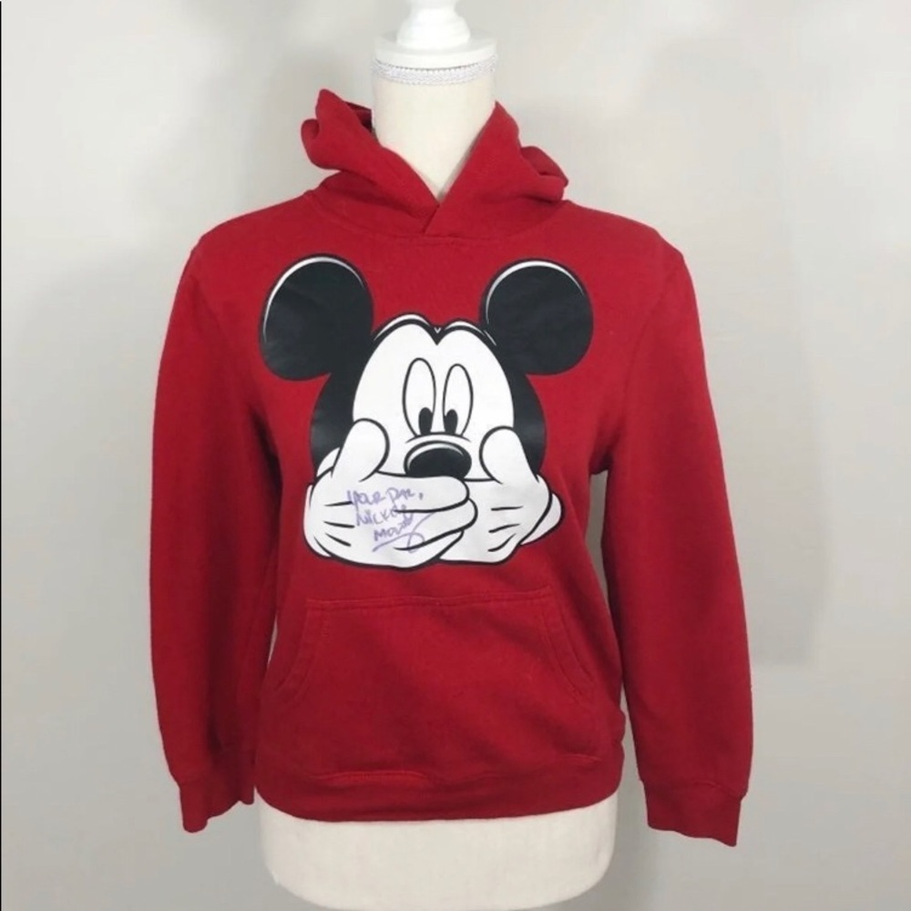 Autographed Mickey Mouse hoodie